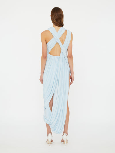 Sculptured Draped Tank Dress