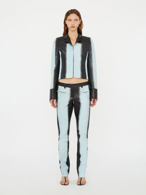 Scuffed Leather Jean