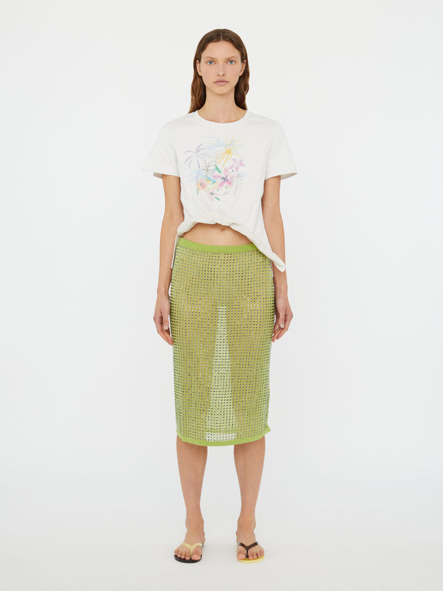 Hibiscus Crushed Tee