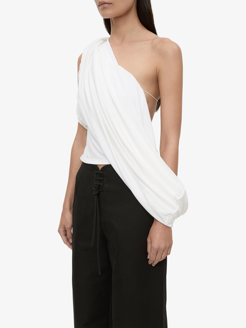 Aiba Draped Jersey Tee - Image 4