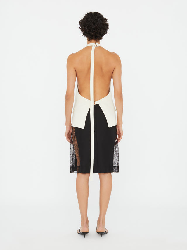 Tuxedo Contrast Silk Vest
