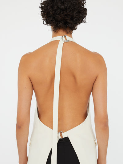 Tuxedo Contrast Silk Vest