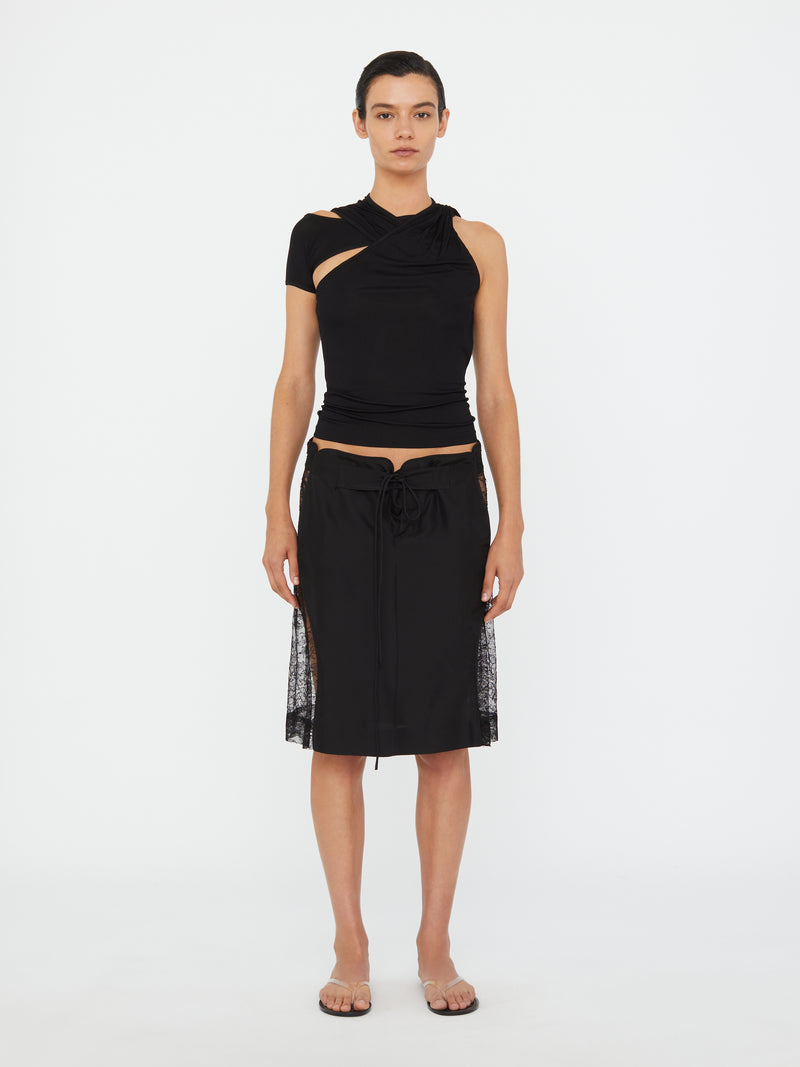 Wrapped Drape Rib Tank - Image 2