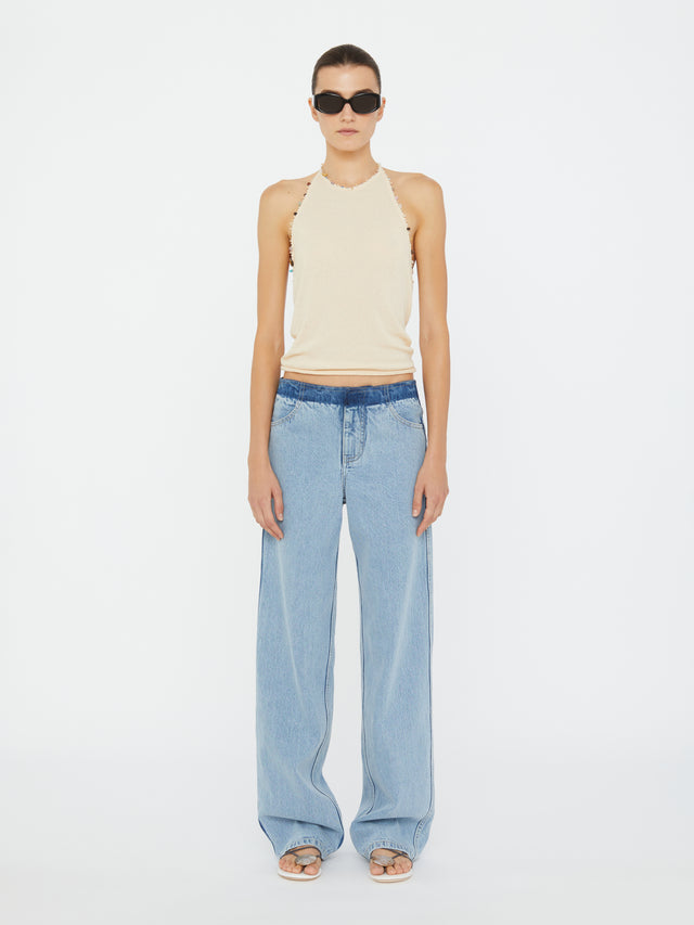Beach Quartz Halter Tank