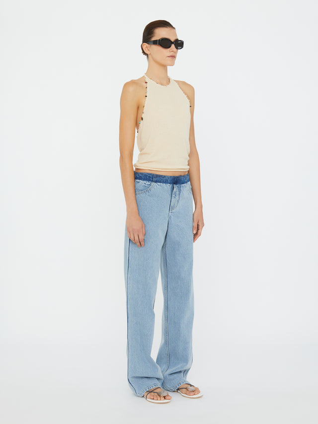 Beach Quartz Halter Tank
