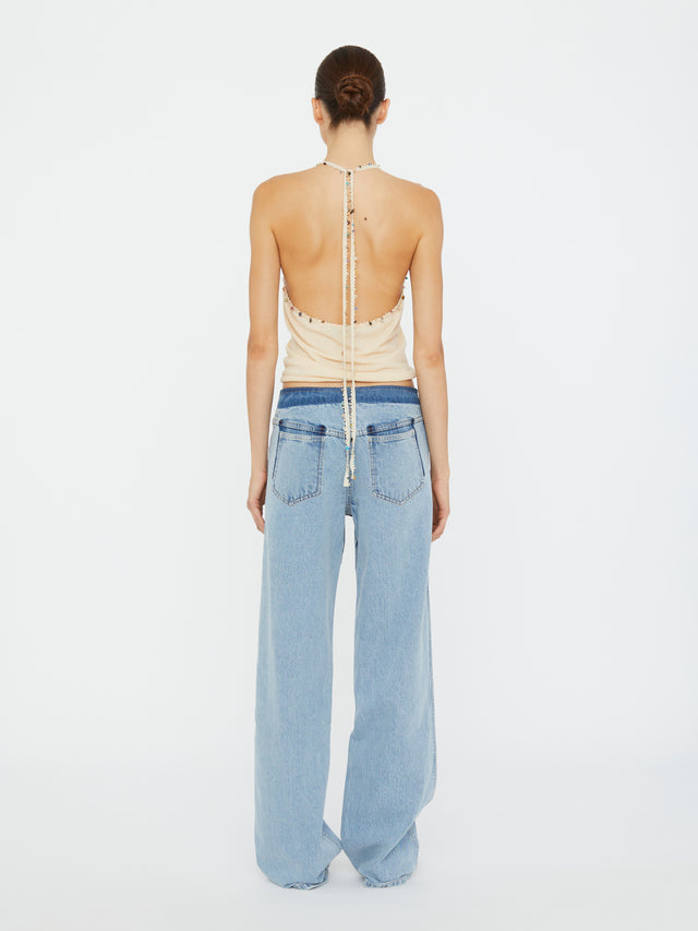Beach Quartz Halter Tank