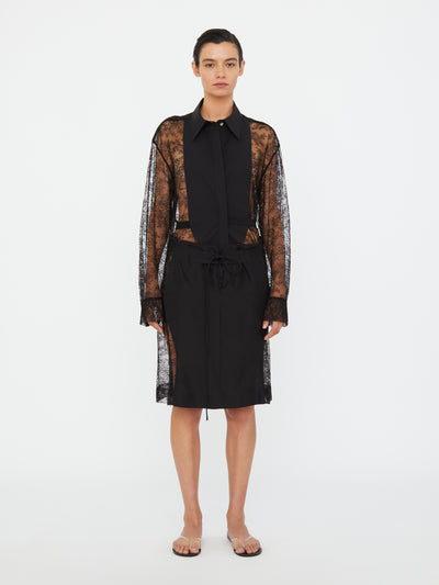 Lace Tux Shirt