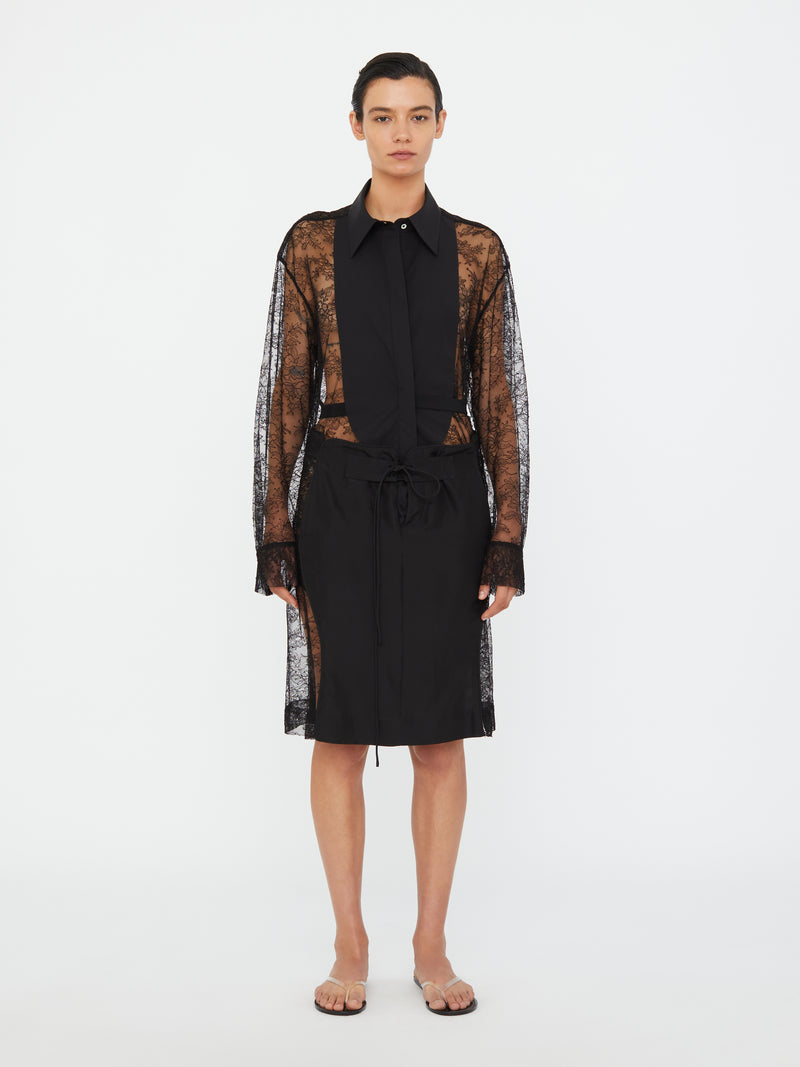 Lace Tux Shirt - Image 3