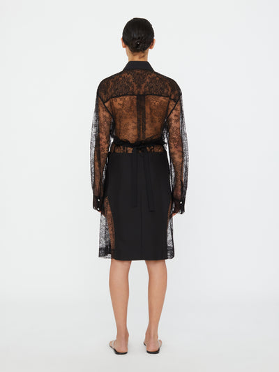 Lace Tux Shirt