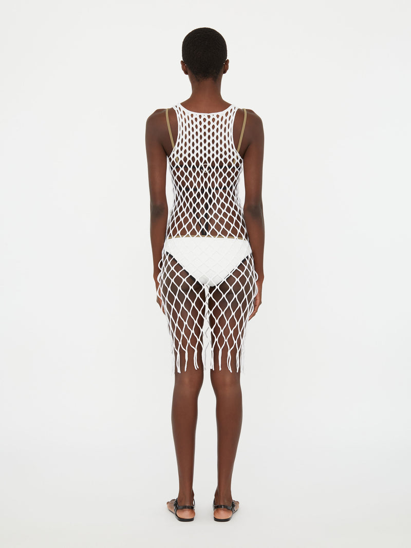 Knitted Mesh Tank Dress - Image 5