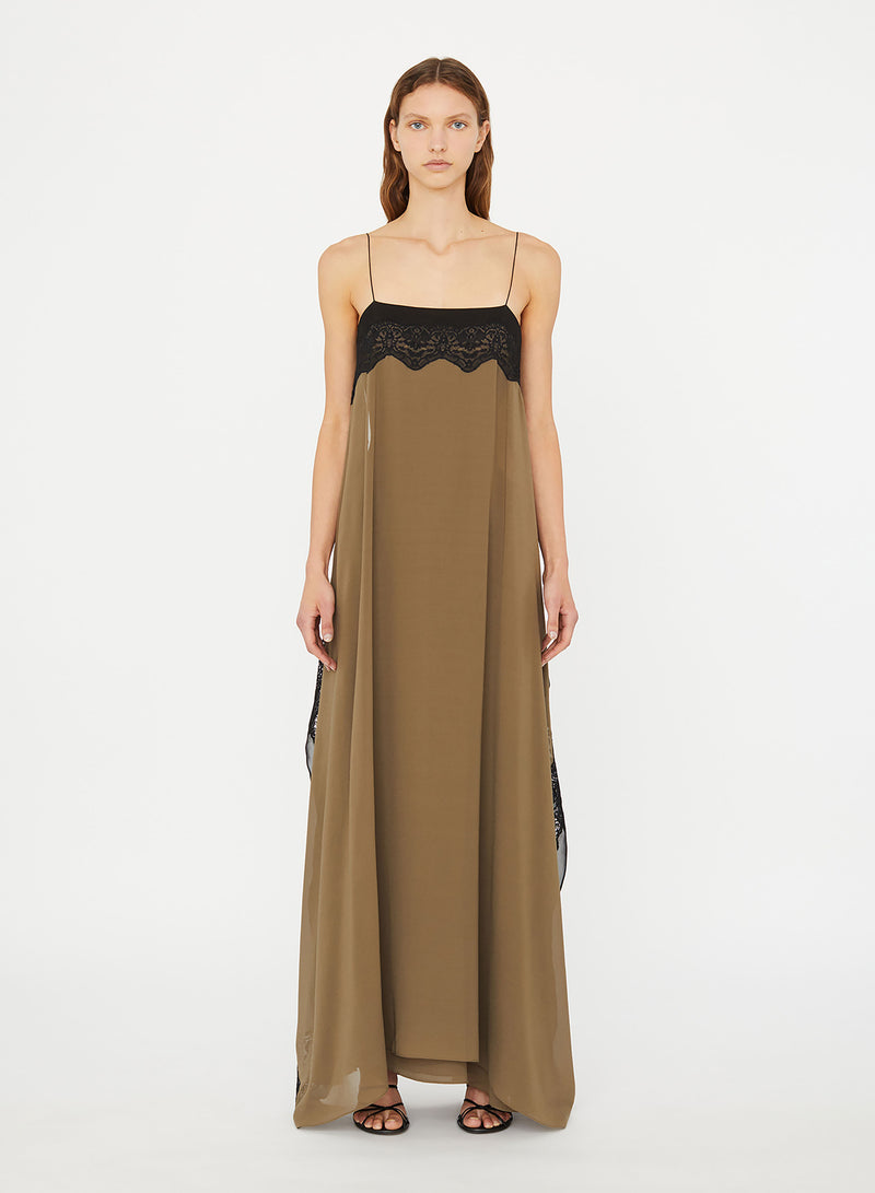 Verve Lace Floating Silk Dress