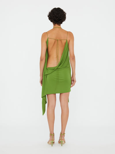 Encased Nature Cascade Mini Dress