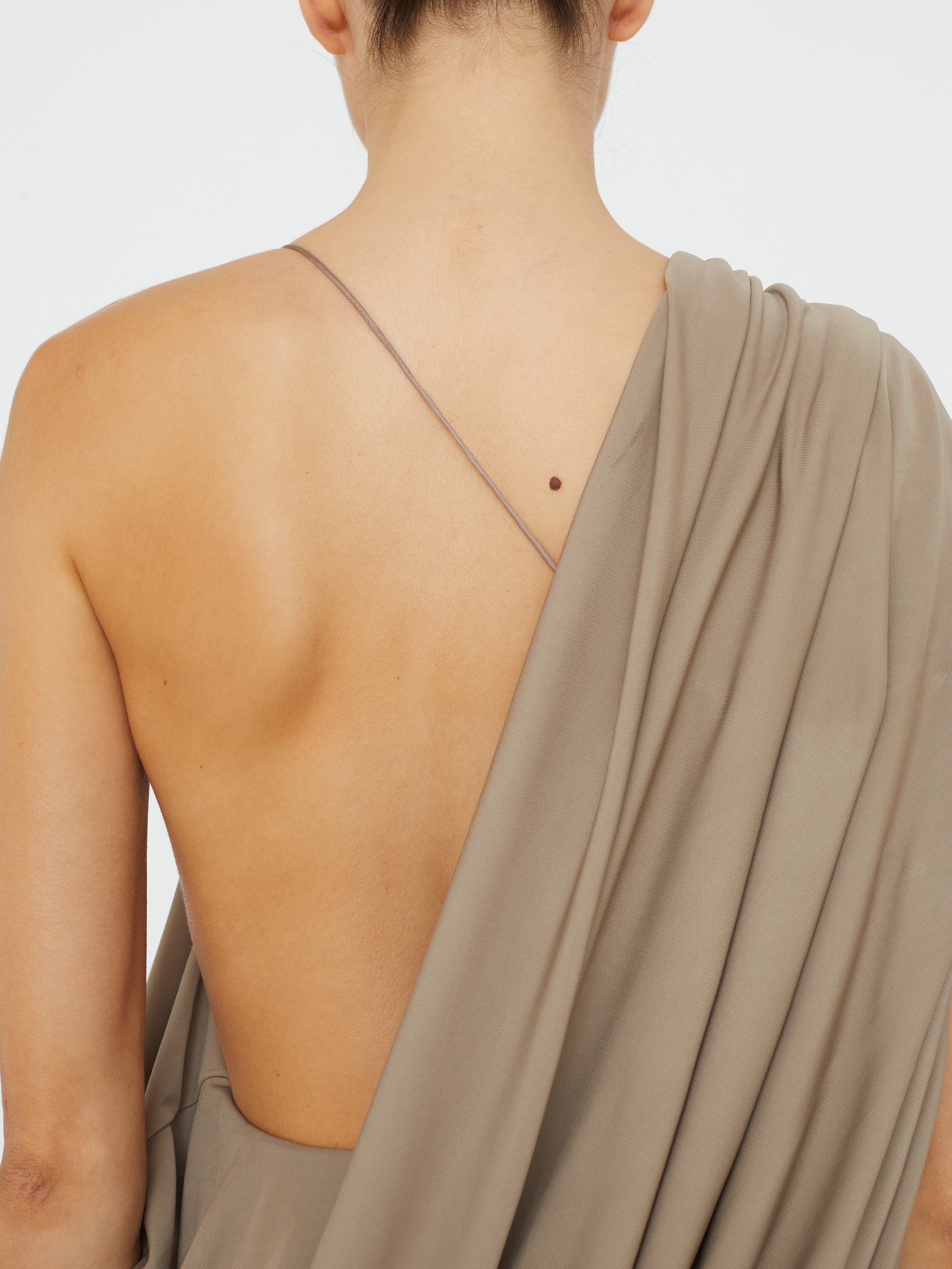 Aiba Draped Jersey Tee Dress