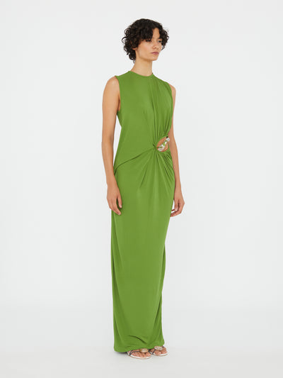 Encased Nature Suspended Jersey Tank Dress