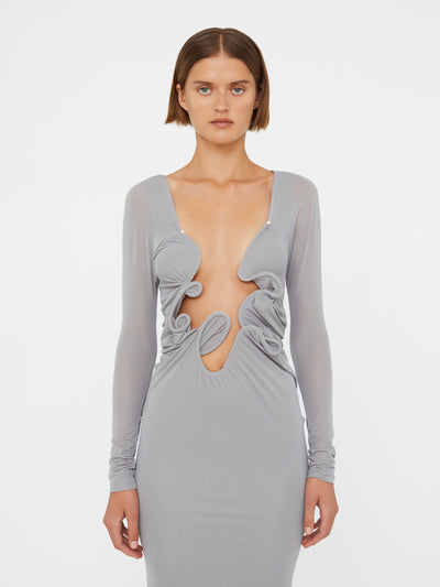 Moulded Venus Shawl Dress