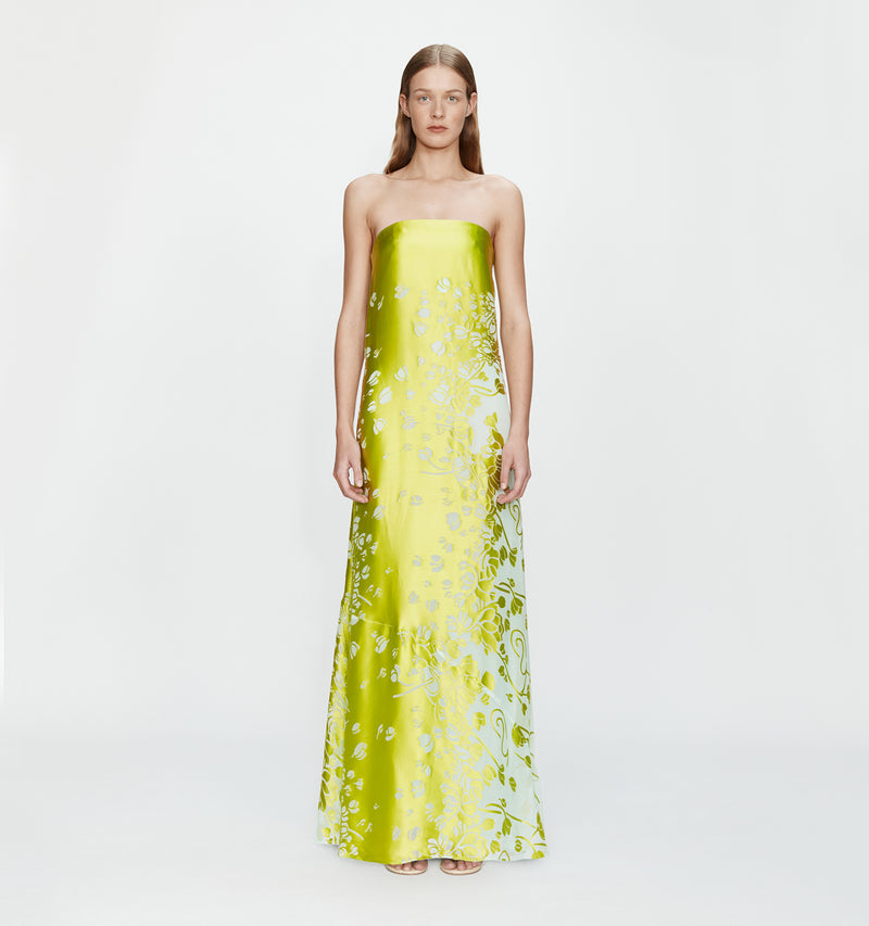 Burnout Strapless Dress - Image 2