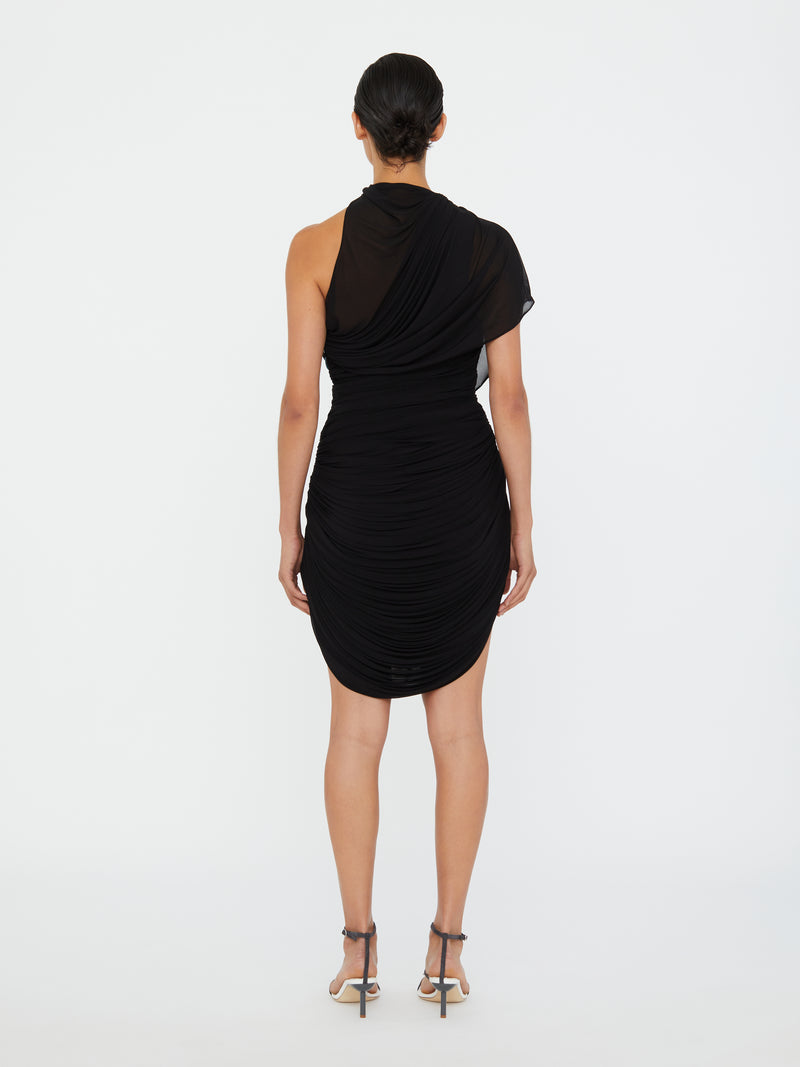 Beach Glass Circular Jersey Mini Dress - Image 4