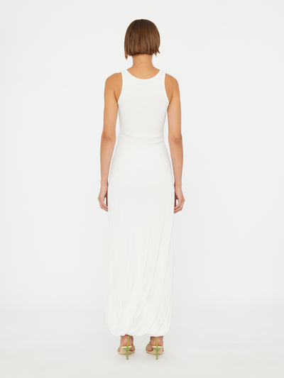 Paisley Overlay Disconnect Encased Dress