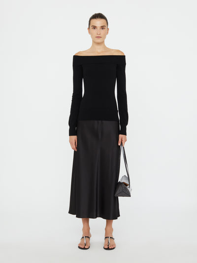 Shoulderless Cashmere Monument Dress