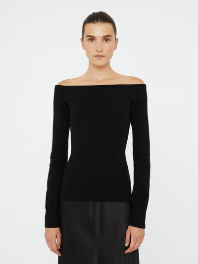 Shoulderless Cashmere Monument Dress
