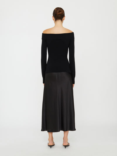 Shoulderless Cashmere Monument Dress