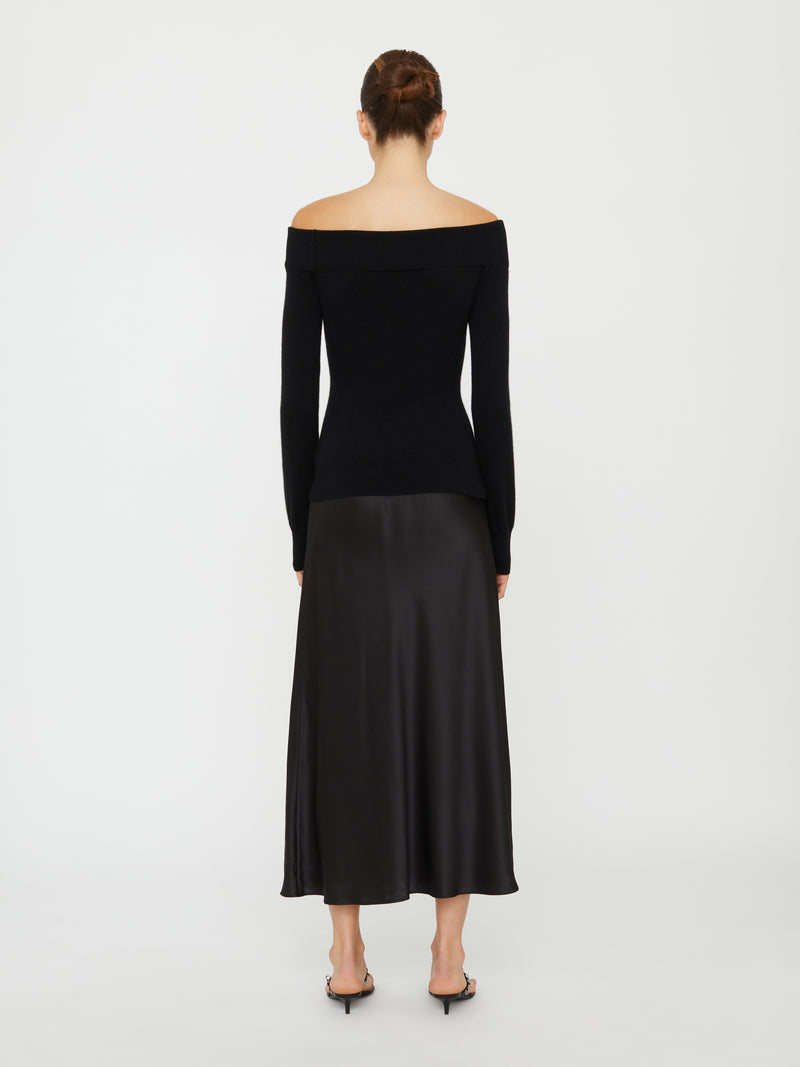 Shoulderless Cashmere Monument Dress - Image 4