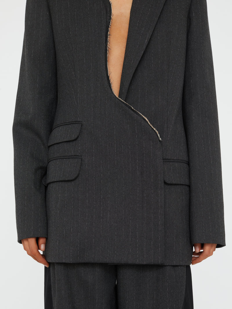 Torrent Pinstripe Blazer - Image 5