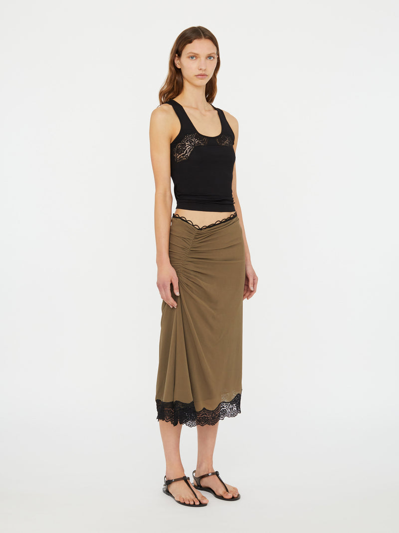 Encased Lace Rib Tank - Image 3