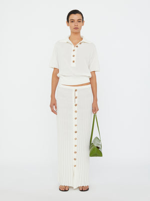 Sundial Shell Sunray Knit Skirt