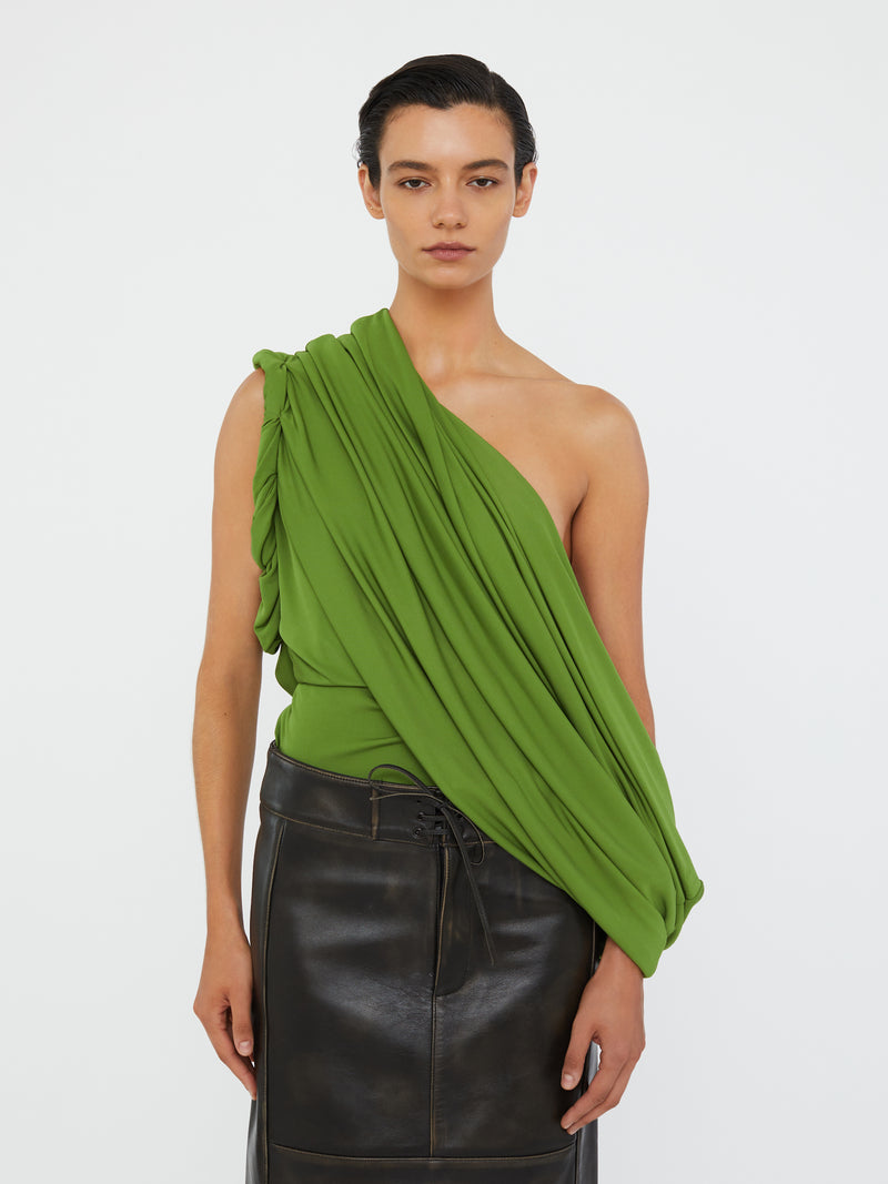 Burnished Eddie Leather Skirt - Image 4