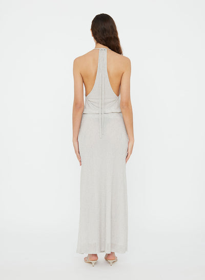 Imber Metallic Halter Top