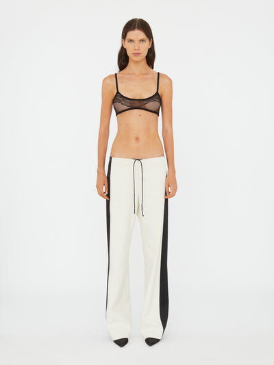 Tuxedo Contrast Silk Trouser