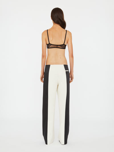 Tuxedo Contrast Silk Trouser