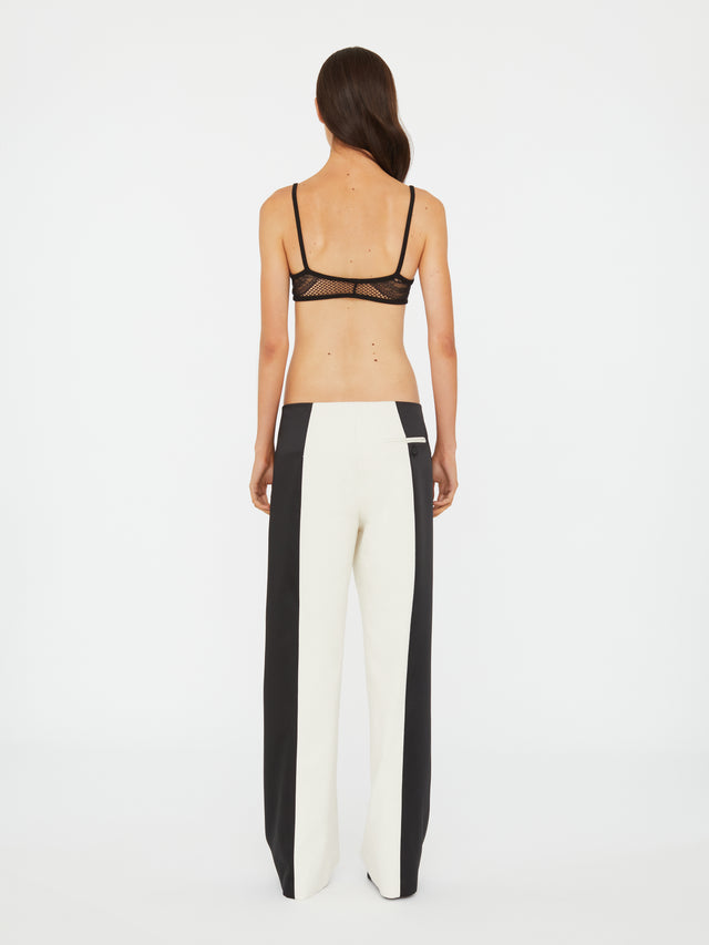 Tuxedo Contrast Silk Trouser