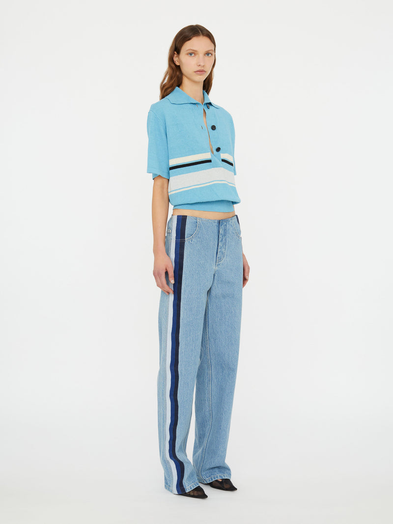 Streaked Denim Jean - Image 3