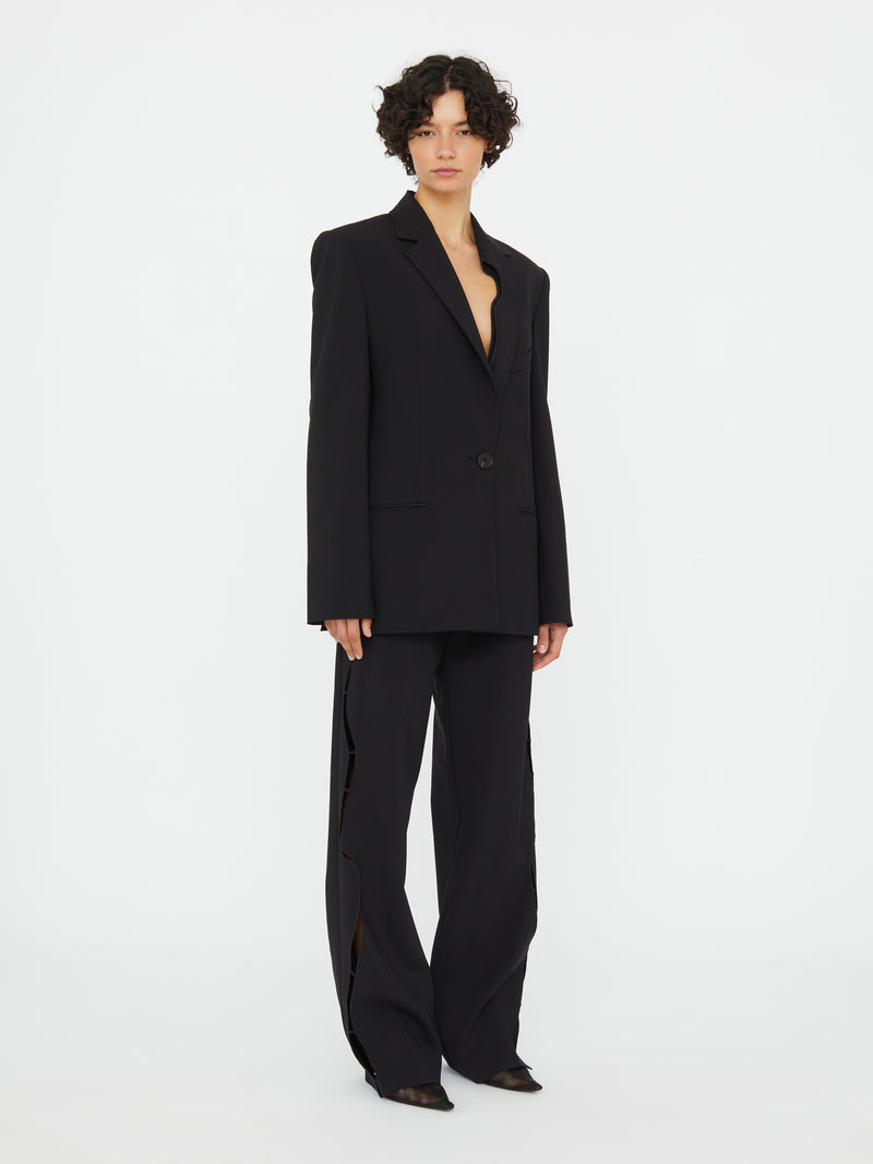 Bitten Wool Blazer - Image 2