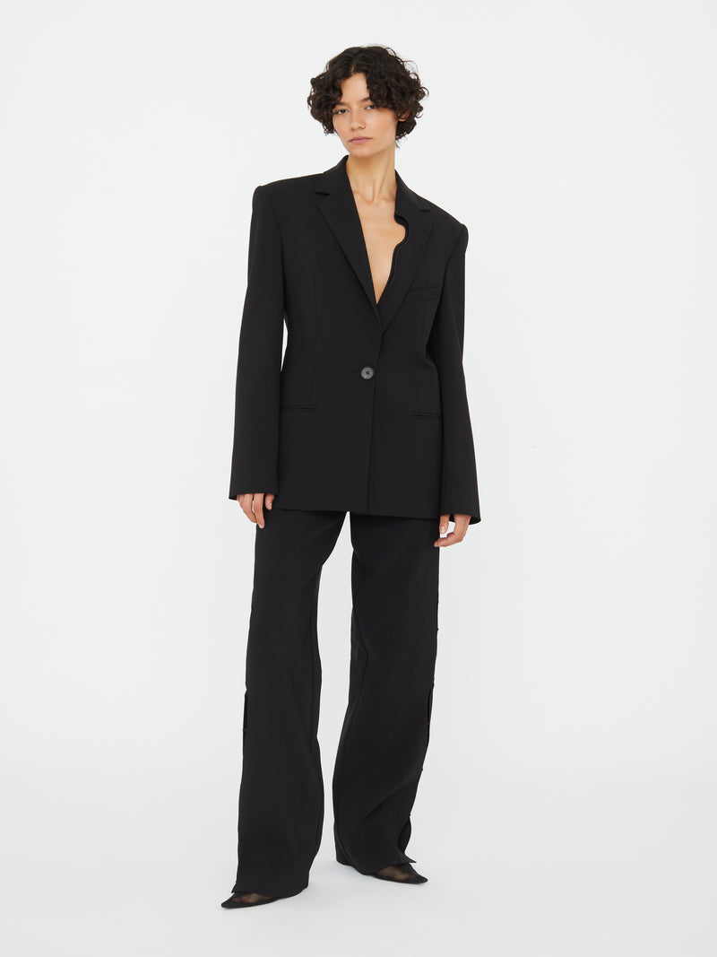 Bitten Wool Blazer - Image 5