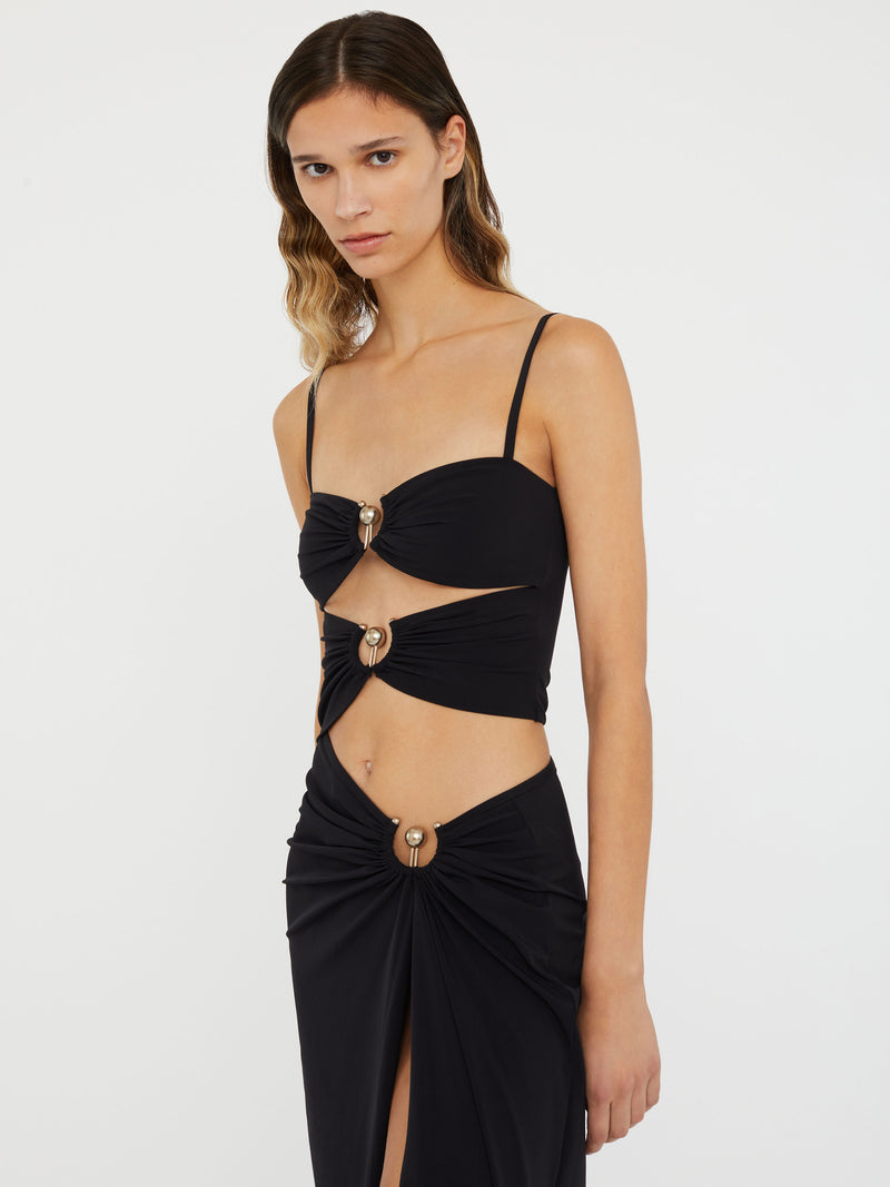 Ruched Orbit Split Dress - Image 4