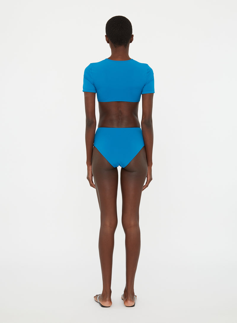 Ruched Crescent Swim Tee - Image 5