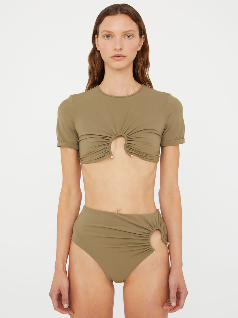 Ruched Crescent High Brief - Image 4