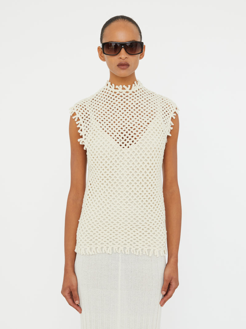 Lattice Knit Tank Dress - Image 5