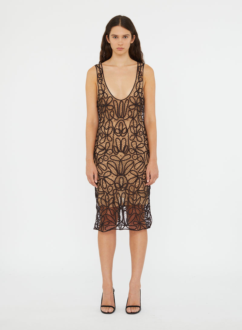 Meander Lace Tank Dress - Image 1