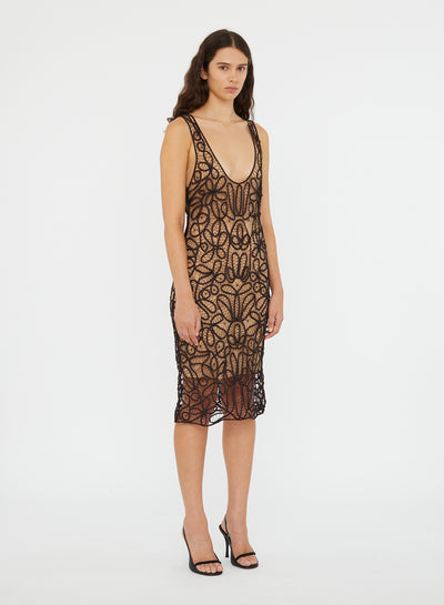 Meander Lace Tank Dress