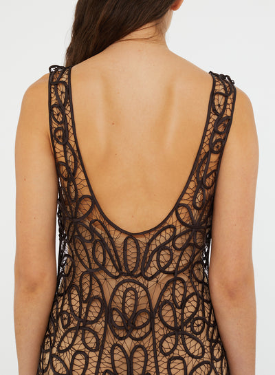 Meander Lace Tank Dress