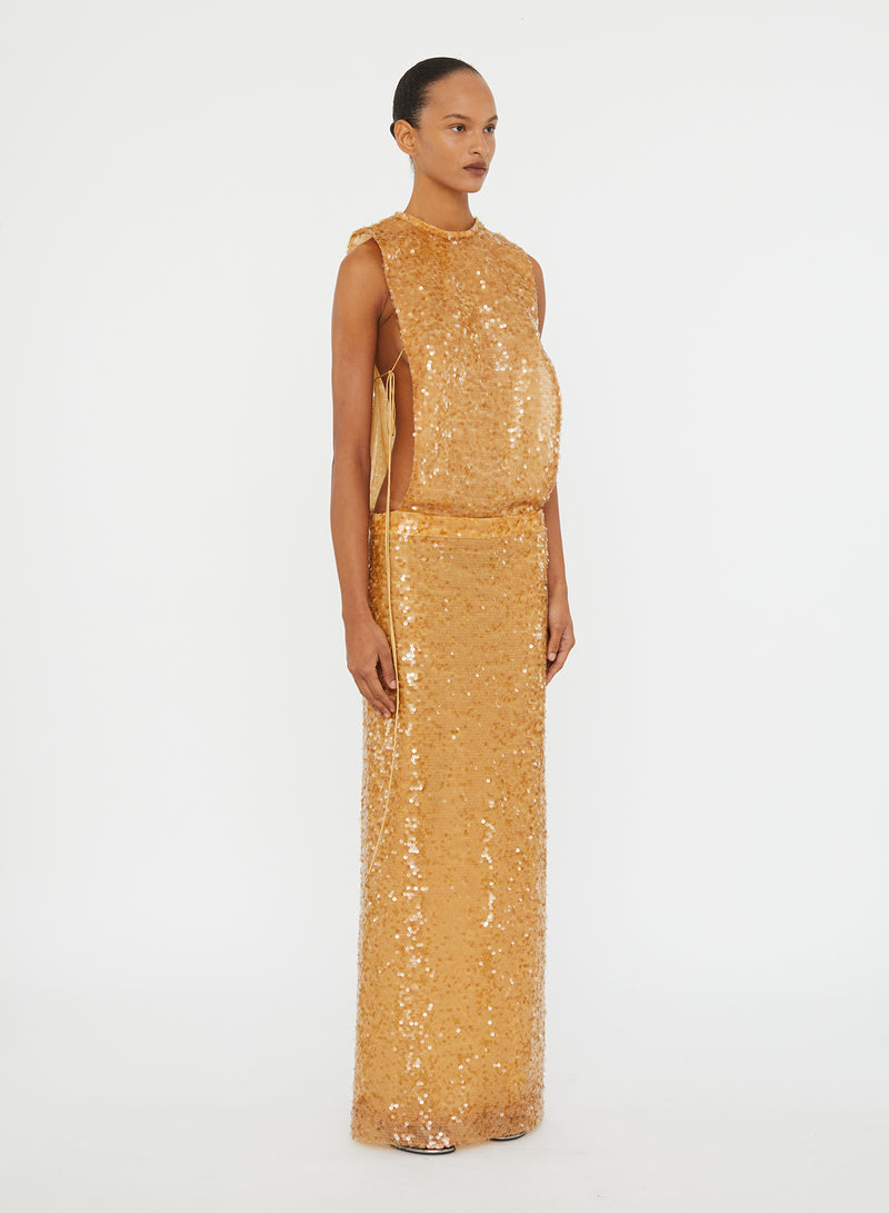 Illuminate Sequin Seperation Gown - Image 4