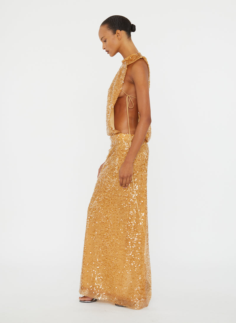 Illuminate Sequin Seperation Gown - Image 3