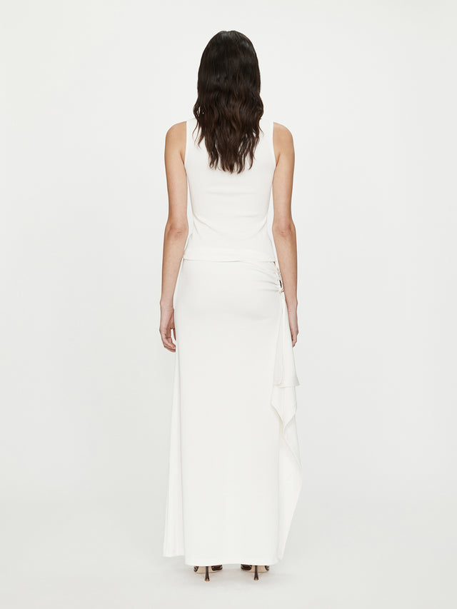 Crystal Pendant Cascade Skirt