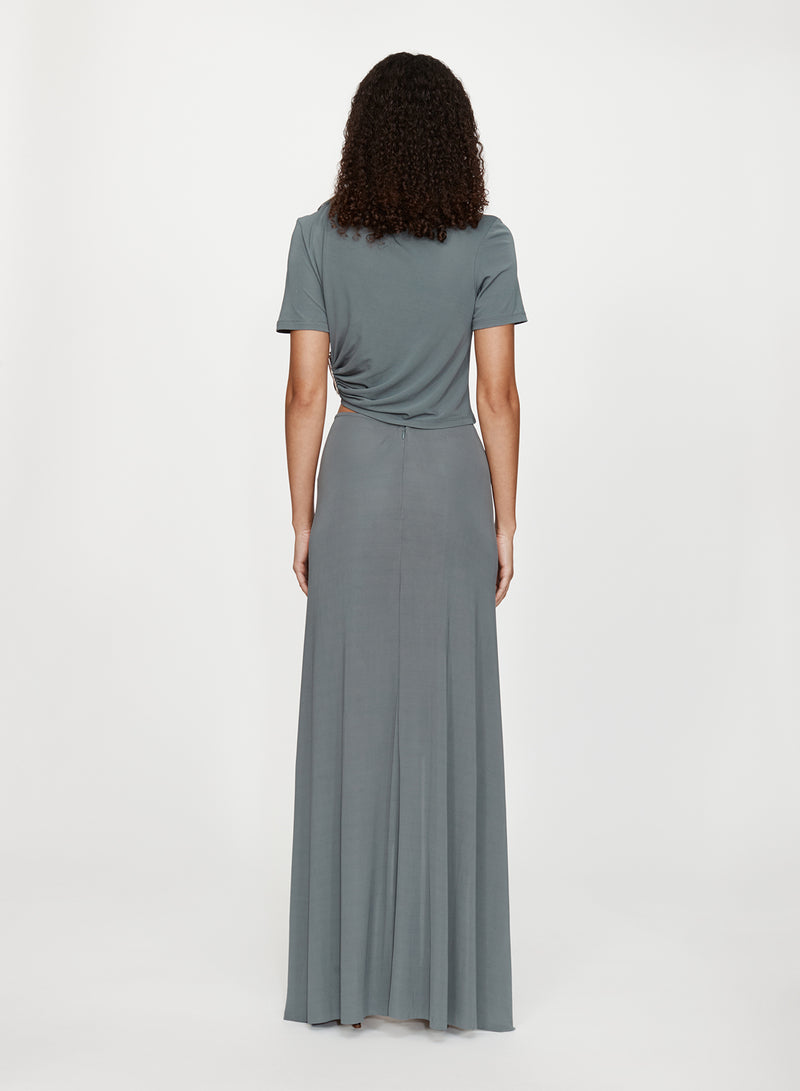 Orica Crystal Ruched Jersey Tee - Image 4