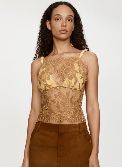 Aluna Lace Draped Top