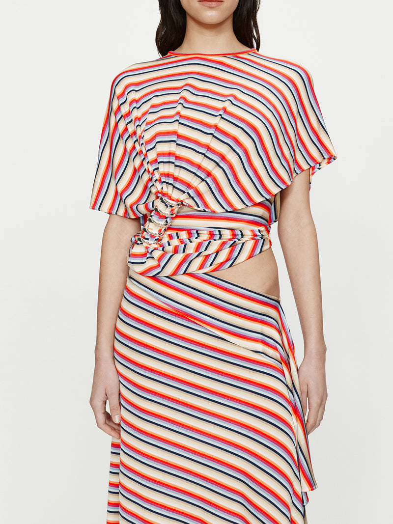 Calypso Coiled Jersey Tee - Image 4